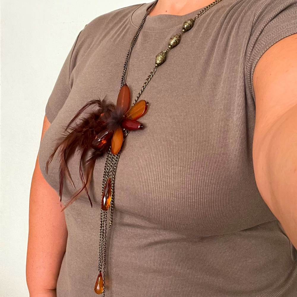 Long statement necklace - Picture 6 of 6